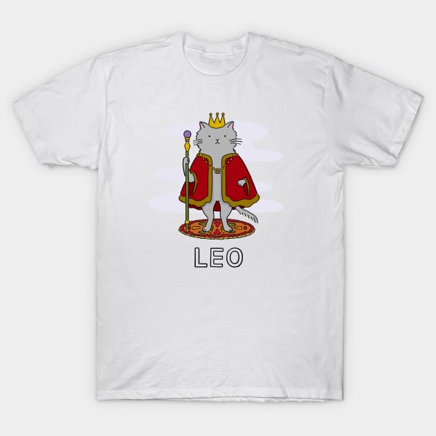 Leo/The Lion zodiac sign T-Shirt by pekepeke